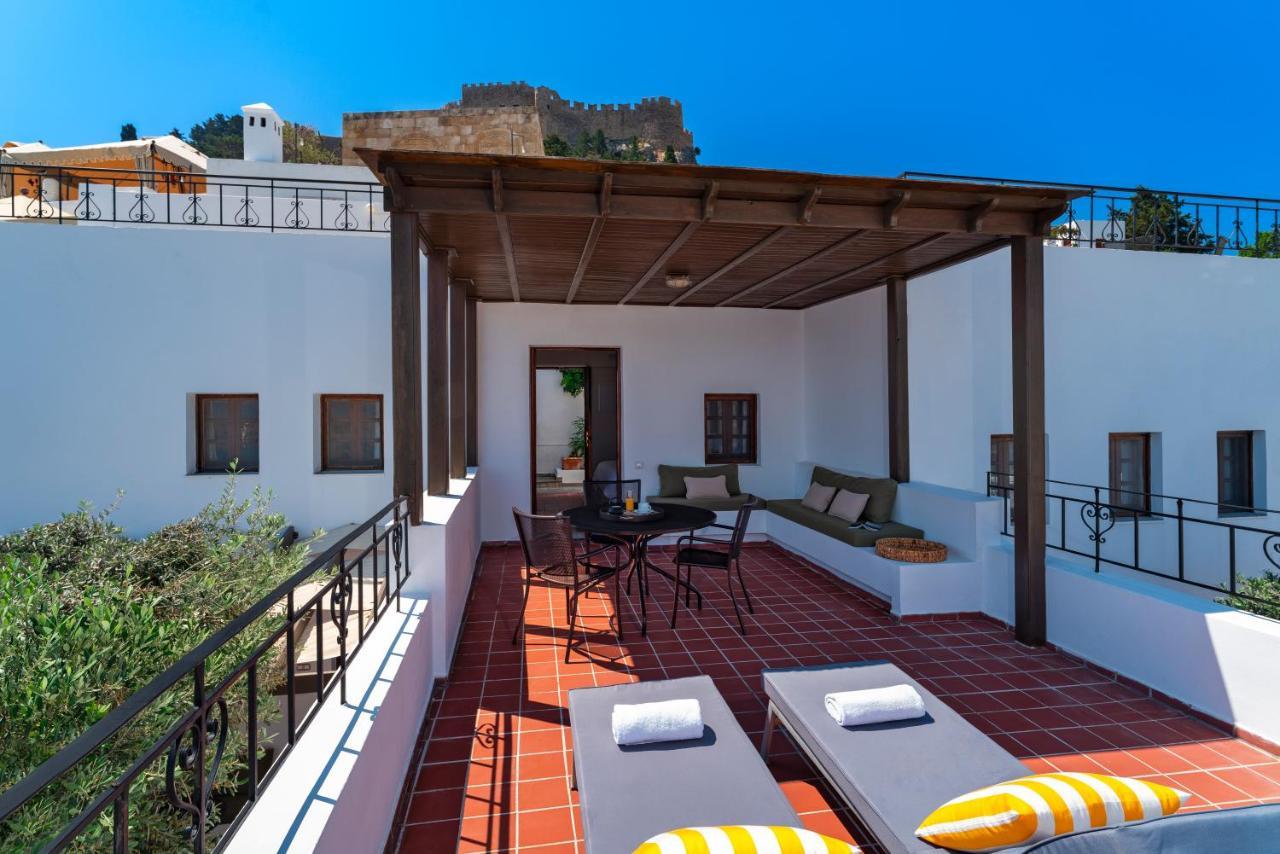 Maris Lindos Suites & Apartments Экстерьер фото